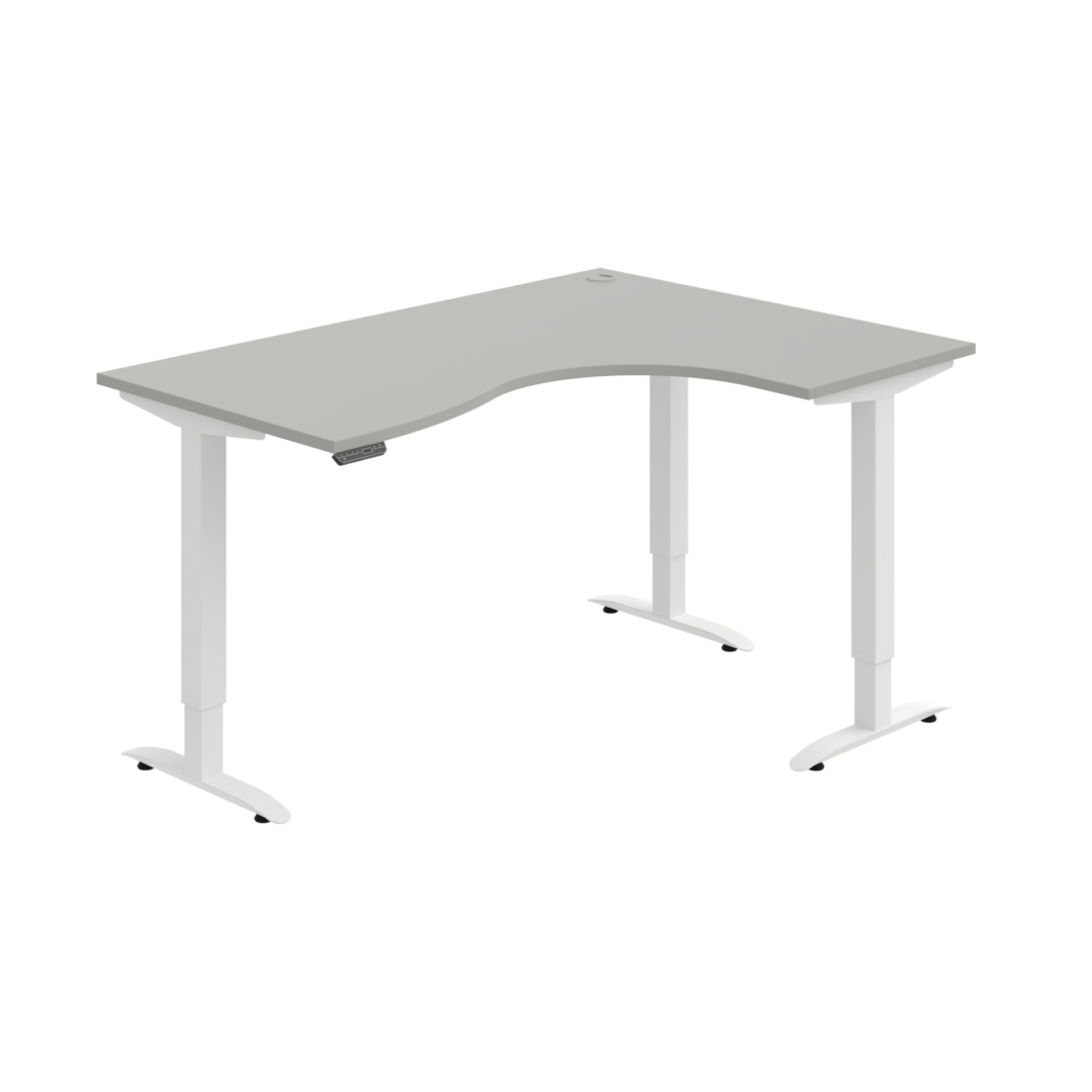MST 2M 2005 L – rohový výškově stavitelný stůl 160 × 120 cm, paměťový ovladač Hobis MST 2M 2005 L – rohový výškově stavitelný stůl 160 × 120 cm, paměťový ovladač Hobis