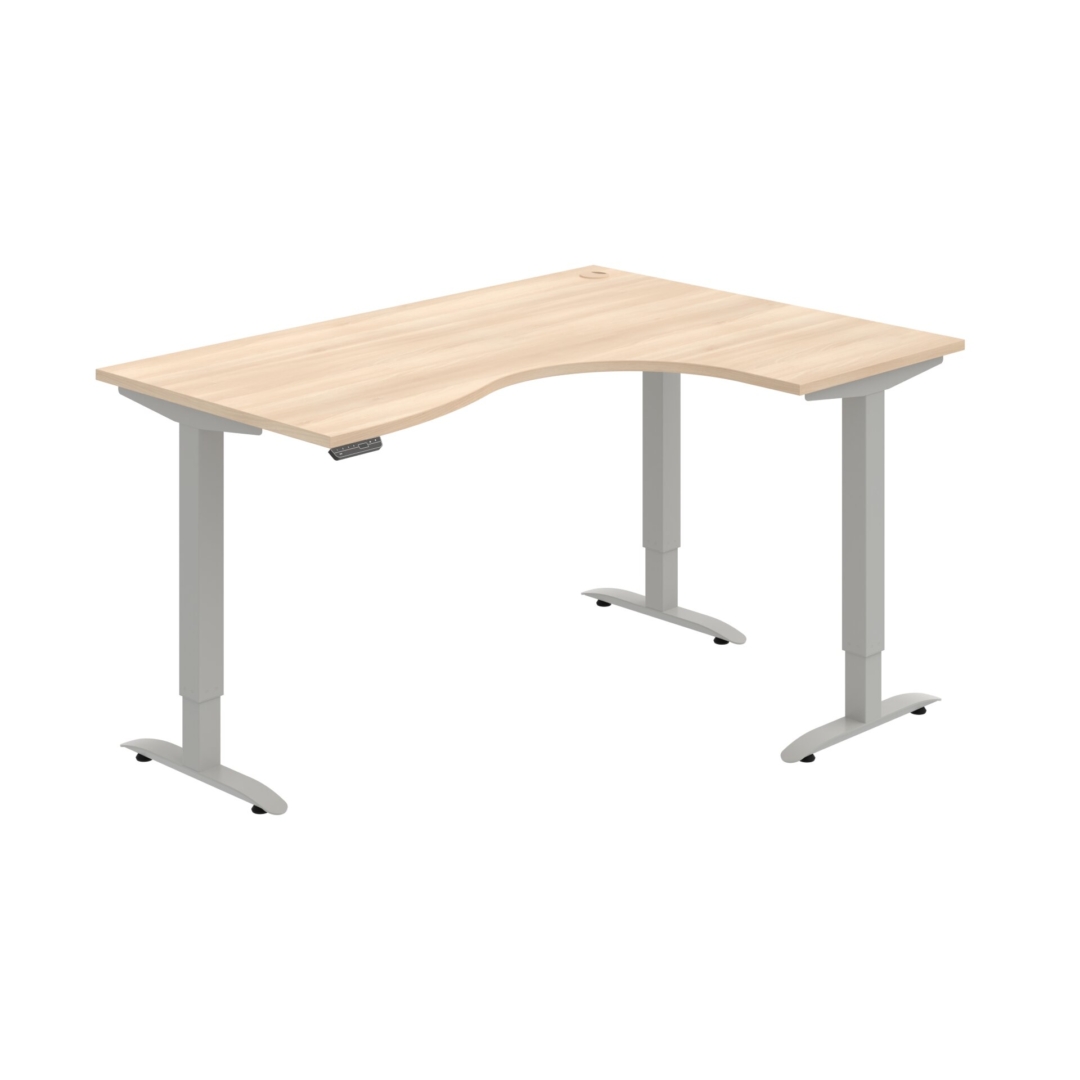 MST 2M 2005 L – rohový výškově stavitelný stůl 160 × 120 cm, paměťový ovladač Hobis MST 2M 2005 L – rohový výškově stavitelný stůl 160 × 120 cm, paměťový ovladač Hobis
