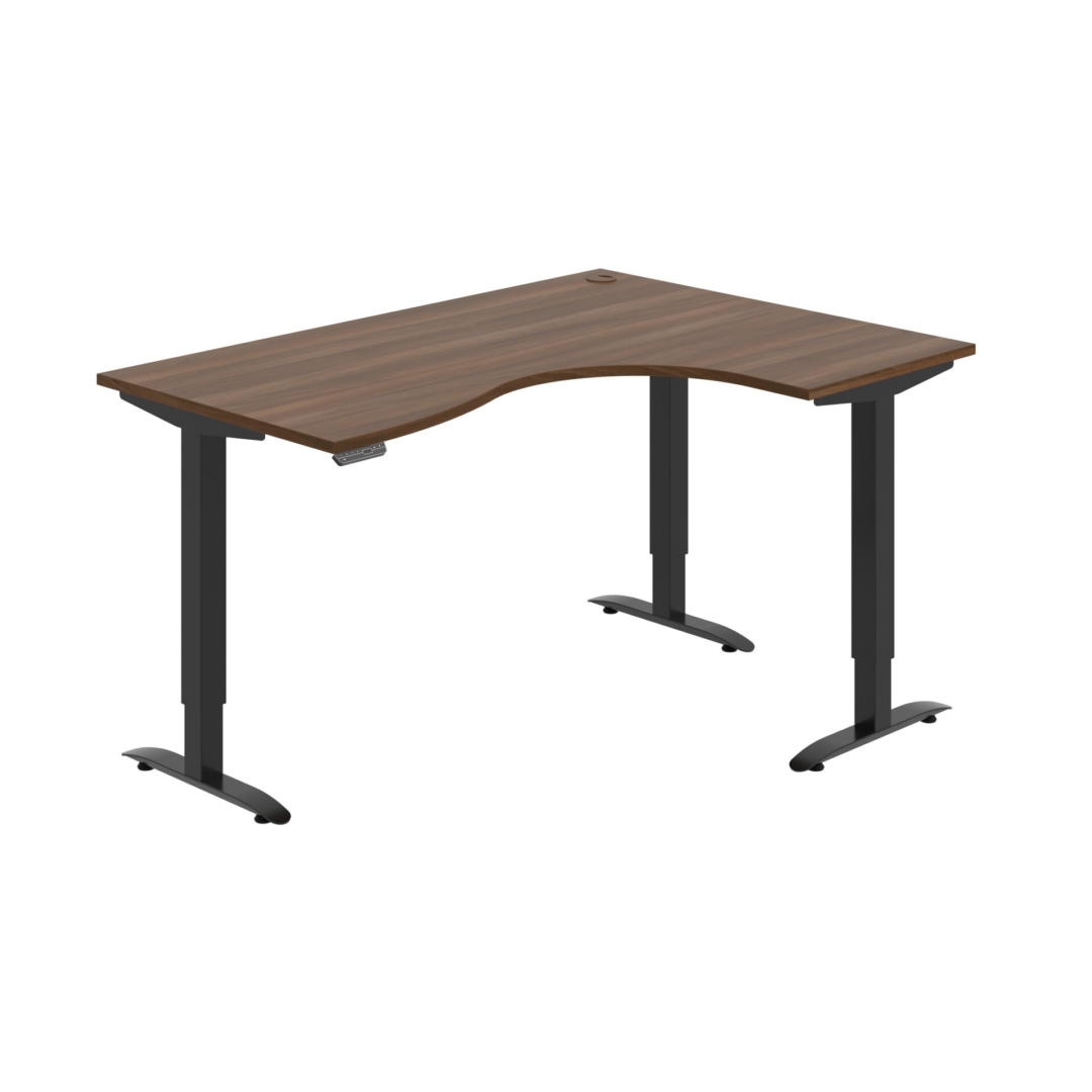 MST 2M 2005 L – rohový výškově stavitelný stůl 160 × 120 cm, paměťový ovladač Hobis MST 2M 2005 L – rohový výškově stavitelný stůl 160 × 120 cm, paměťový ovladač Hobis