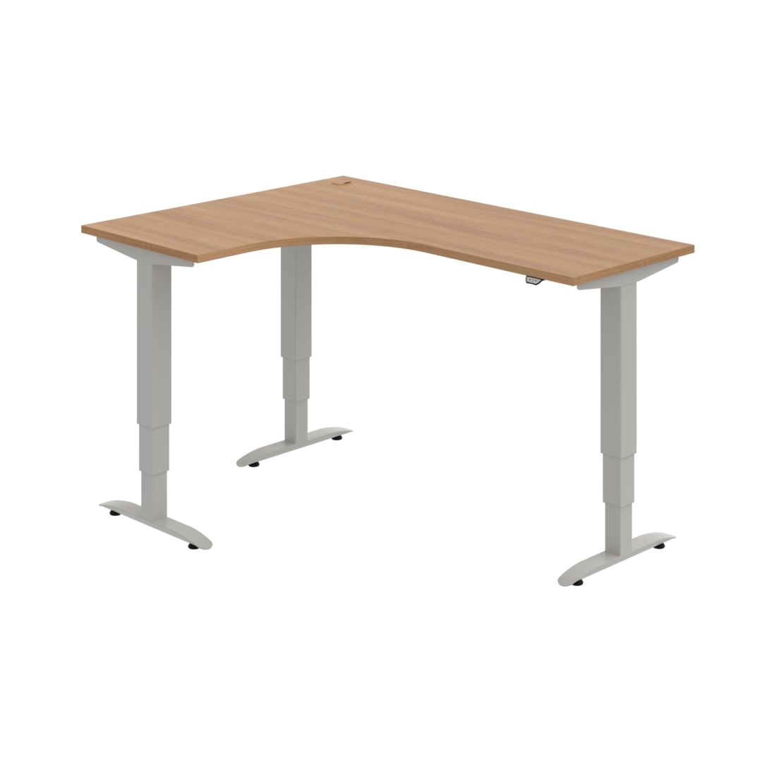 MST 3 60 P – rohový výškově stavitelný stůl 160 × 120 cm, standardní ovladač Hobis MST 3 60 P – rohový výškově stavitelný stůl 160 × 120 cm, standardní ovladač Hobis