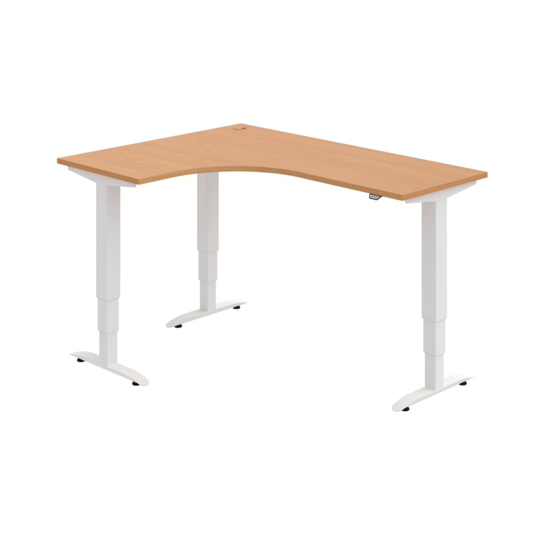 MST 3 60 P – rohový výškově stavitelný stůl 160 × 120 cm, standardní ovladač Hobis MST 3 60 P – rohový výškově stavitelný stůl 160 × 120 cm, standardní ovladač Hobis