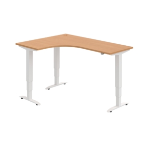 MST 3 60 P – rohový výškově stavitelný stůl 160 × 120 cm, standardní ovladač Hobis MST 3 60 P – rohový výškově stavitelný stůl 160 × 120 cm, standardní ovladač Hobis