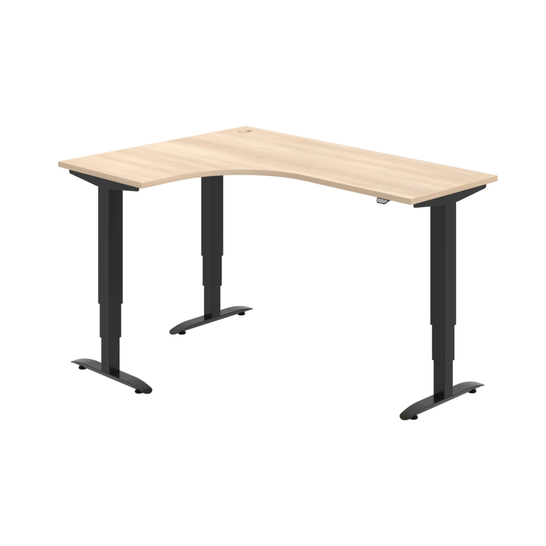 MST 3 60 P – rohový výškově stavitelný stůl 160 × 120 cm, standardní ovladač Hobis MST 3 60 P – rohový výškově stavitelný stůl 160 × 120 cm, standardní ovladač Hobis