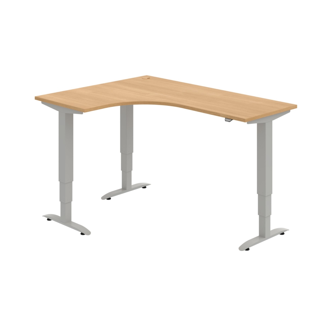 MST 3 60 P – rohový výškově stavitelný stůl 160 × 120 cm, standardní ovladač Hobis MST 3 60 P – rohový výškově stavitelný stůl 160 × 120 cm, standardní ovladač Hobis
