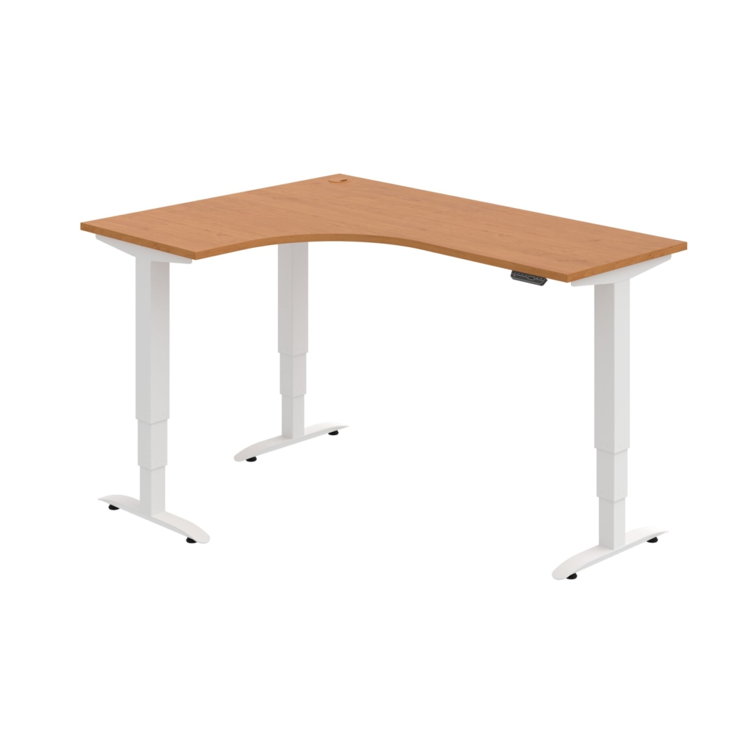 MST 3M 60 P – rohový výškově stavitelný stůl 160 × 120 cm, paměťový ovladač Hobis MST 3M 60 P – rohový výškově stavitelný stůl 160 × 120 cm, paměťový ovladač Hobis