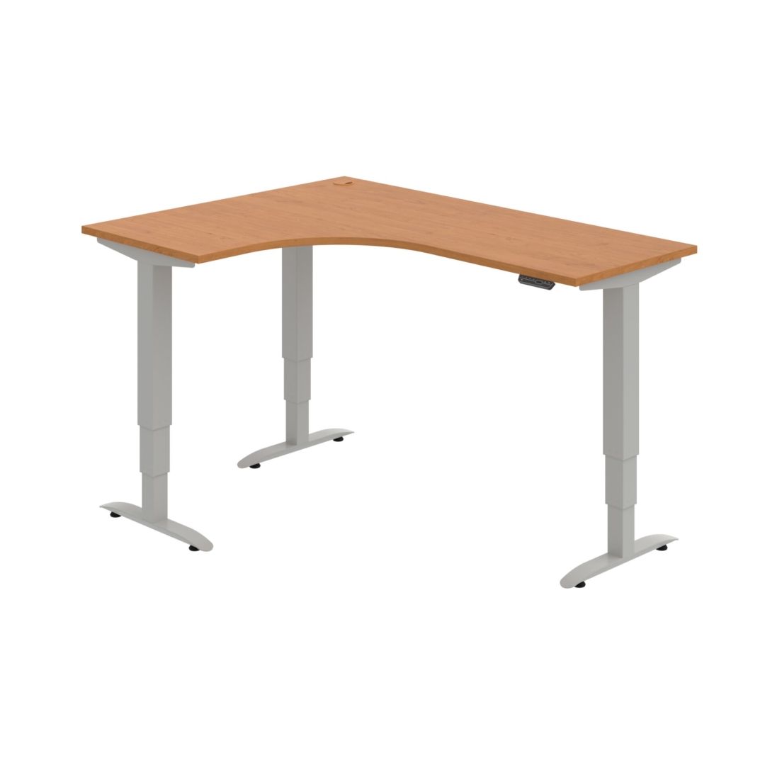 MST 3M 60 P – rohový výškově stavitelný stůl 160 × 120 cm, paměťový ovladač Hobis MST 3M 60 P – rohový výškově stavitelný stůl 160 × 120 cm, paměťový ovladač Hobis