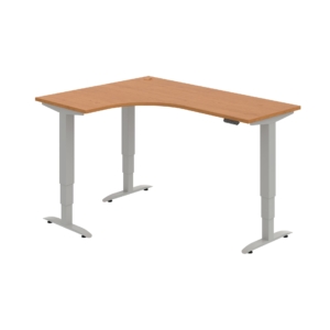 MST 3M 60 P – rohový výškově stavitelný stůl 160 × 120 cm, paměťový ovladač Hobis MST 3M 60 P – rohový výškově stavitelný stůl 160 × 120 cm, paměťový ovladač Hobis