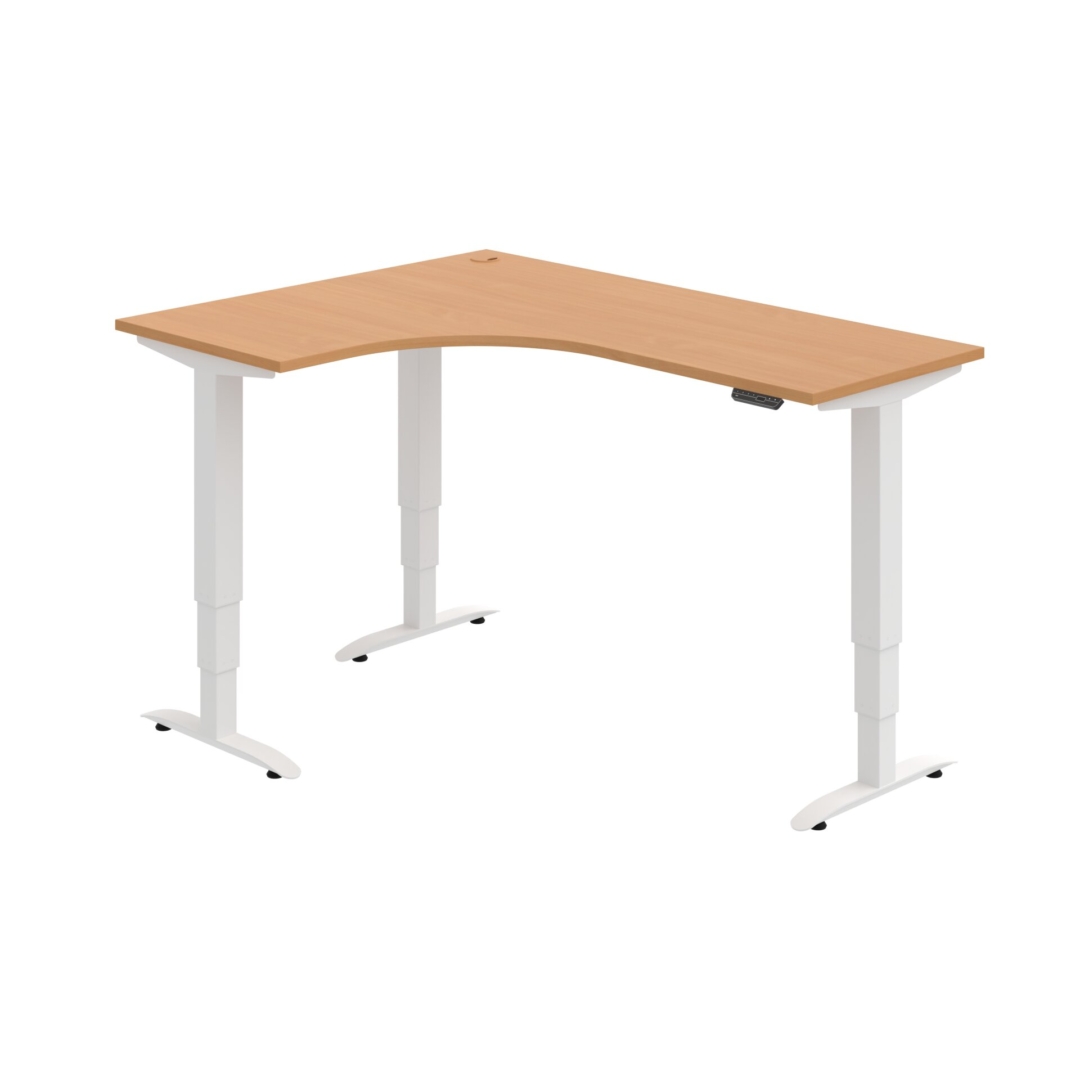 MST 3M 60 P – rohový výškově stavitelný stůl 160 × 120 cm, paměťový ovladač Hobis MST 3M 60 P – rohový výškově stavitelný stůl 160 × 120 cm, paměťový ovladač Hobis