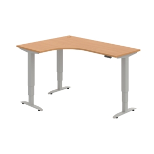 MST 3M 60 P – rohový výškově stavitelný stůl 160 × 120 cm, paměťový ovladač Hobis MST 3M 60 P – rohový výškově stavitelný stůl 160 × 120 cm, paměťový ovladač Hobis