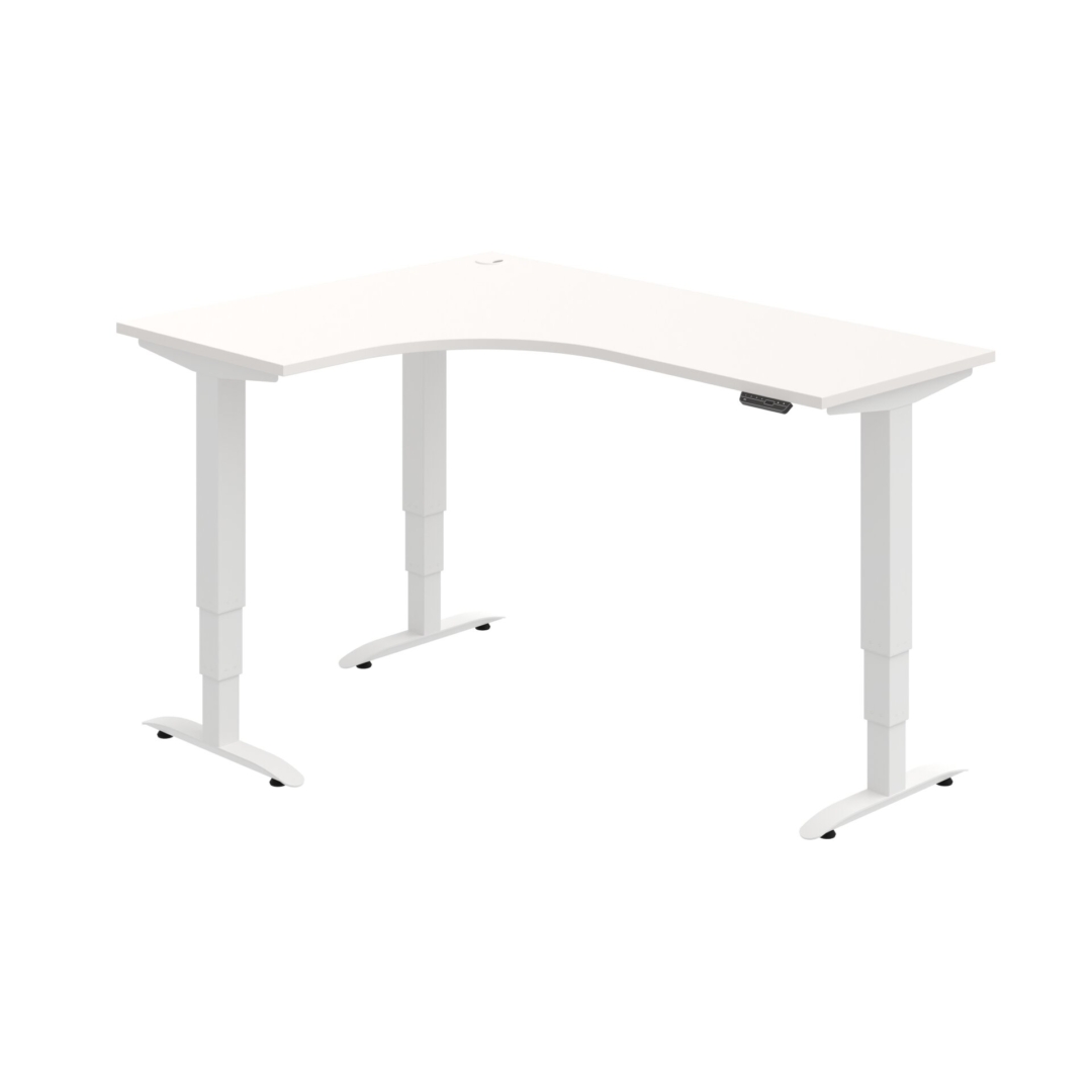 MST 3M 60 P – rohový výškově stavitelný stůl 160 × 120 cm, paměťový ovladač Hobis MST 3M 60 P – rohový výškově stavitelný stůl 160 × 120 cm, paměťový ovladač Hobis