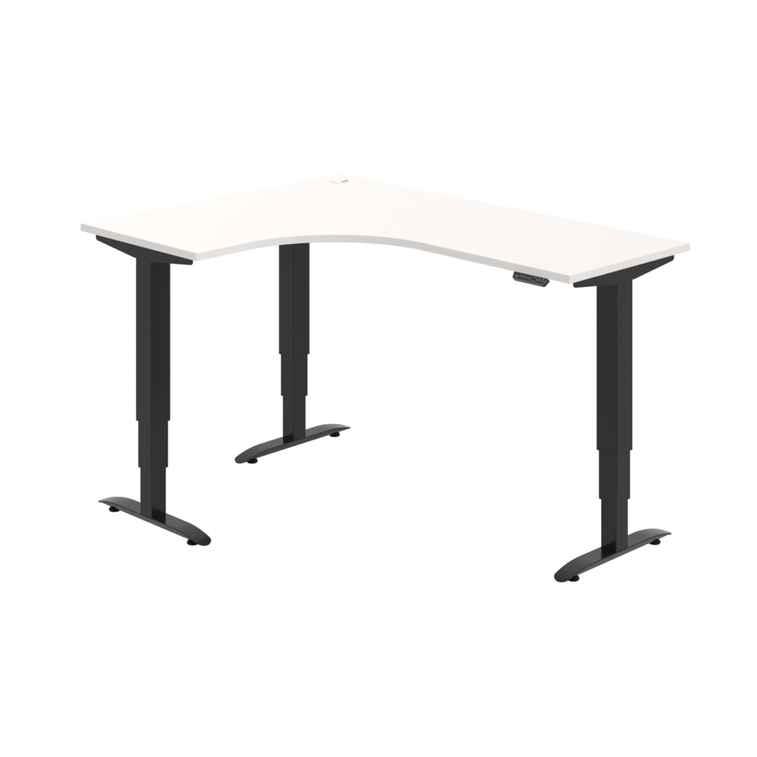 MST 3M 60 P – rohový výškově stavitelný stůl 160 × 120 cm, paměťový ovladač Hobis MST 3M 60 P – rohový výškově stavitelný stůl 160 × 120 cm, paměťový ovladač Hobis