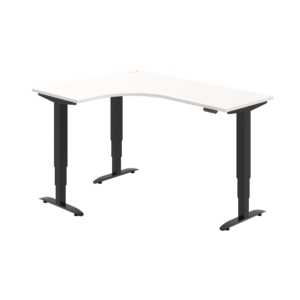 MST 3M 60 P – rohový výškově stavitelný stůl 160 × 120 cm, paměťový ovladač Hobis MST 3M 60 P – rohový výškově stavitelný stůl 160 × 120 cm, paměťový ovladač Hobis