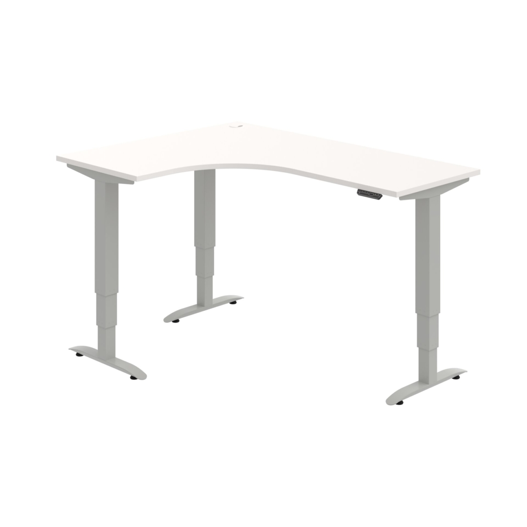 MST 3M 60 P – rohový výškově stavitelný stůl 160 × 120 cm, paměťový ovladač Hobis MST 3M 60 P – rohový výškově stavitelný stůl 160 × 120 cm, paměťový ovladač Hobis