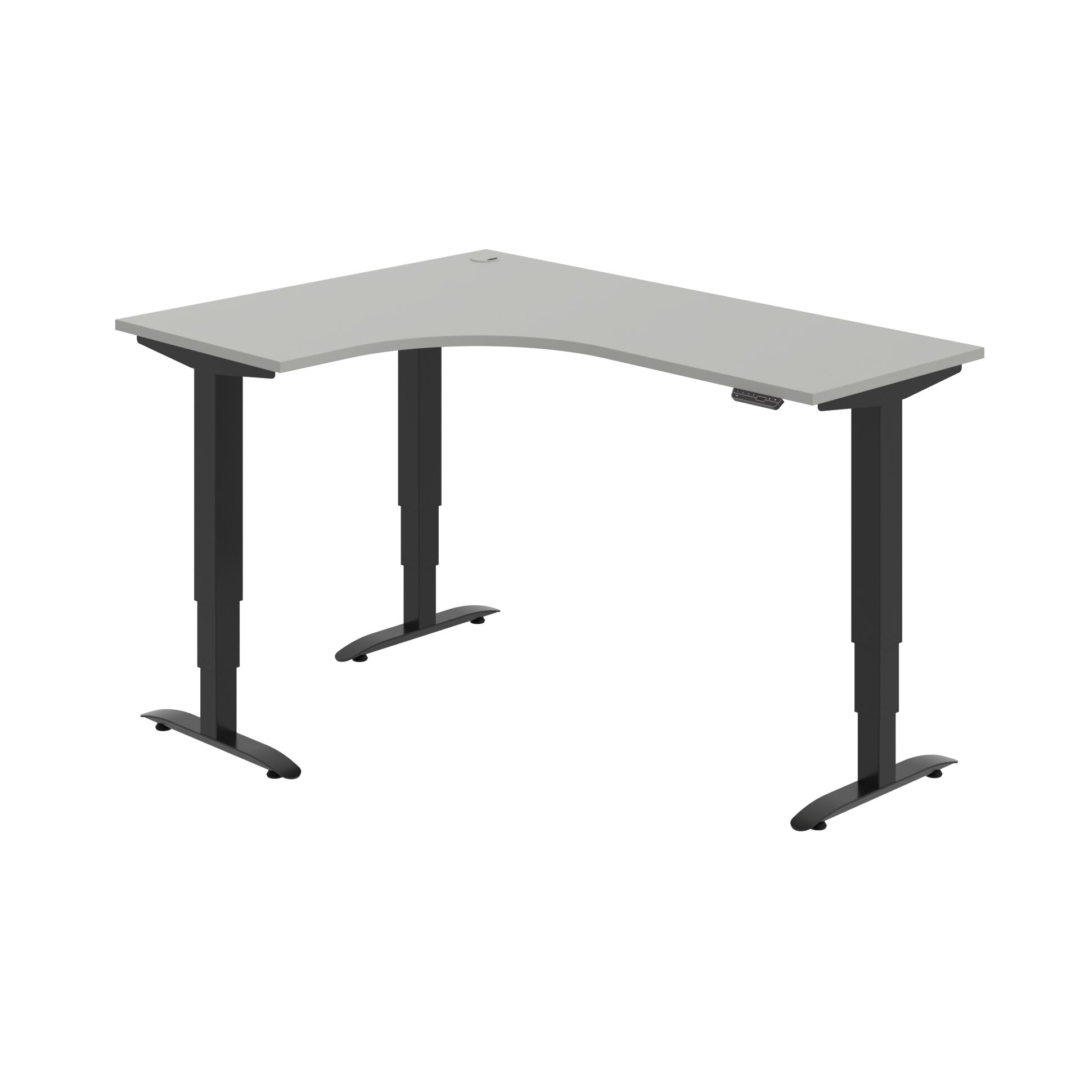 MST 3M 60 P – rohový výškově stavitelný stůl 160 × 120 cm, paměťový ovladač Hobis MST 3M 60 P – rohový výškově stavitelný stůl 160 × 120 cm, paměťový ovladač Hobis