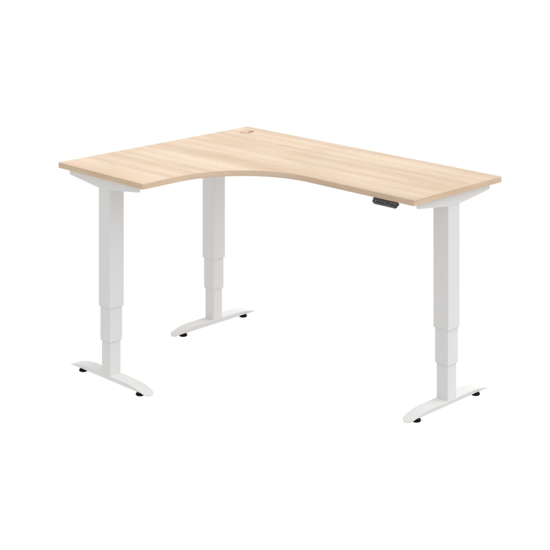 MST 3M 60 P – rohový výškově stavitelný stůl 160 × 120 cm, paměťový ovladač Hobis MST 3M 60 P – rohový výškově stavitelný stůl 160 × 120 cm, paměťový ovladač Hobis