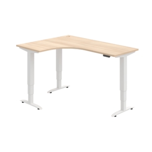 MST 3M 60 P – rohový výškově stavitelný stůl 160 × 120 cm, paměťový ovladač Hobis MST 3M 60 P – rohový výškově stavitelný stůl 160 × 120 cm, paměťový ovladač Hobis
