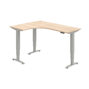 MST 3M 60 P – rohový výškově stavitelný stůl 160 × 120 cm, paměťový ovladač Hobis MST 3M 60 P – rohový výškově stavitelný stůl 160 × 120 cm, paměťový ovladač Hobis