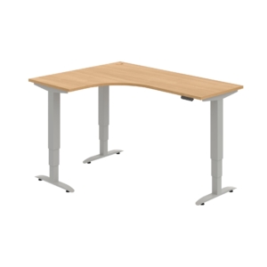 MST 3M 60 P – rohový výškově stavitelný stůl 160 × 120 cm, paměťový ovladač Hobis MST 3M 60 P – rohový výškově stavitelný stůl 160 × 120 cm, paměťový ovladač Hobis