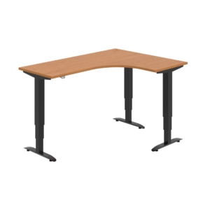 MST 3 60 L – rohový výškově stavitelný stůl 160 × 120 cm, standardní ovladač Hobis MST 3 60 L – rohový výškově stavitelný stůl 160 × 120 cm, standardní ovladač Hobis