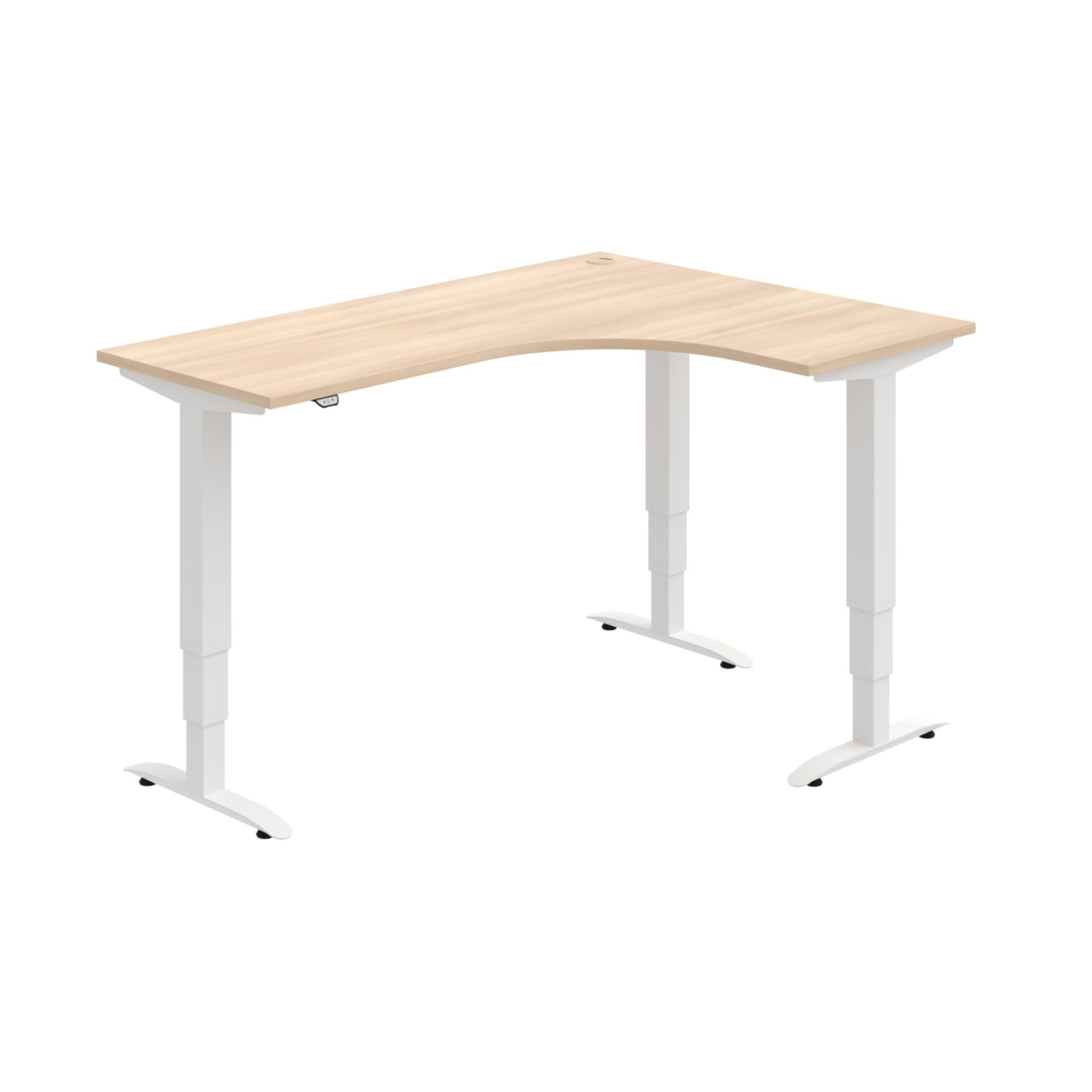 MST 3 60 L – rohový výškově stavitelný stůl 160 × 120 cm, standardní ovladač Hobis MST 3 60 L – rohový výškově stavitelný stůl 160 × 120 cm, standardní ovladač Hobis