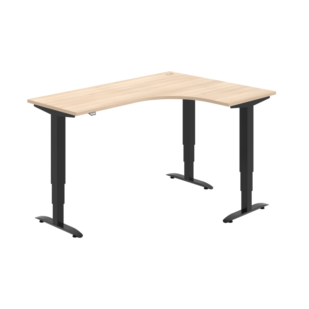 MST 3 60 L – rohový výškově stavitelný stůl 160 × 120 cm, standardní ovladač Hobis MST 3 60 L – rohový výškově stavitelný stůl 160 × 120 cm, standardní ovladač Hobis