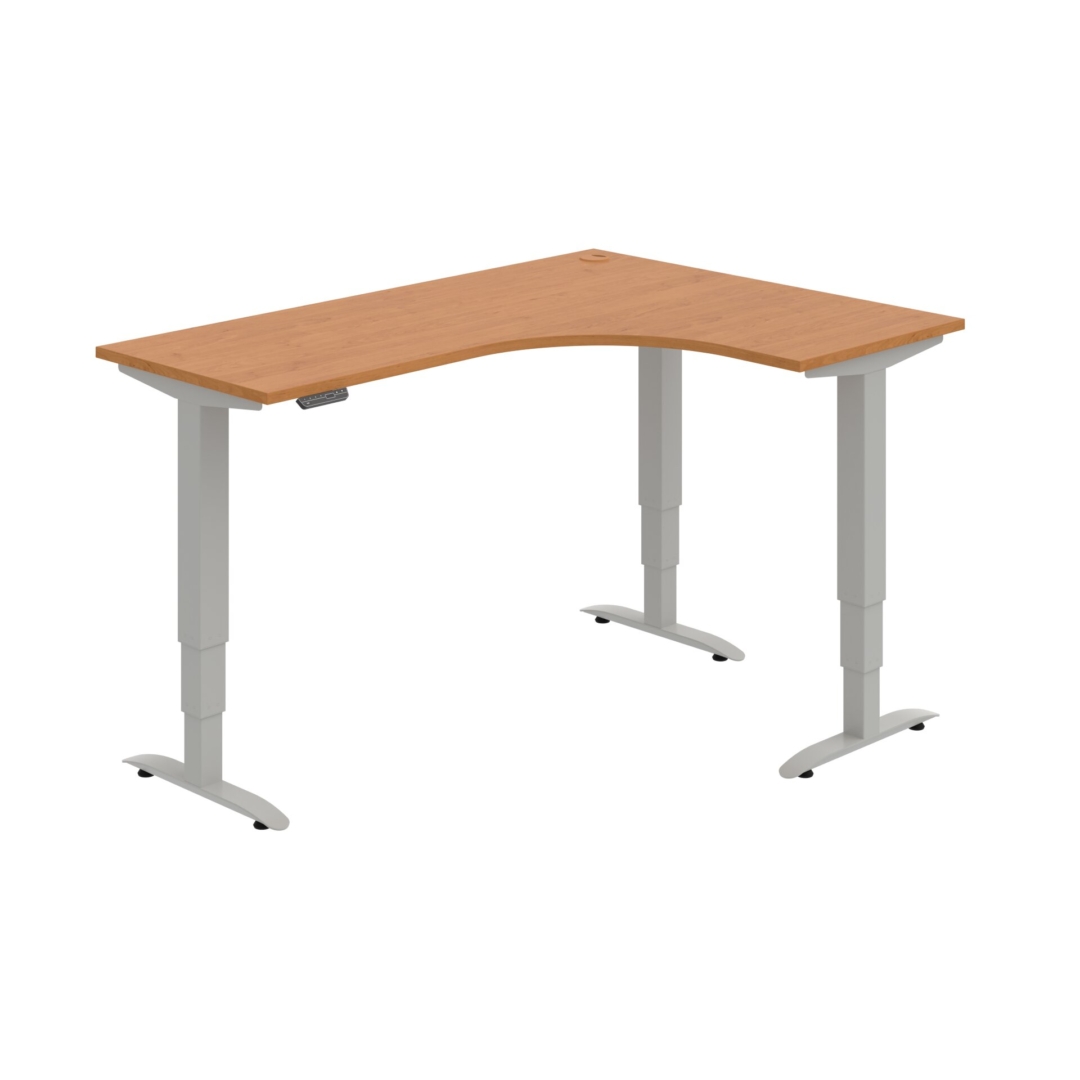 MST 3M 60 L – rohový výškově stavitelný stůl 160 × 120 cm, paměťový ovladač Hobis MST 3M 60 L – rohový výškově stavitelný stůl 160 × 120 cm, paměťový ovladač Hobis