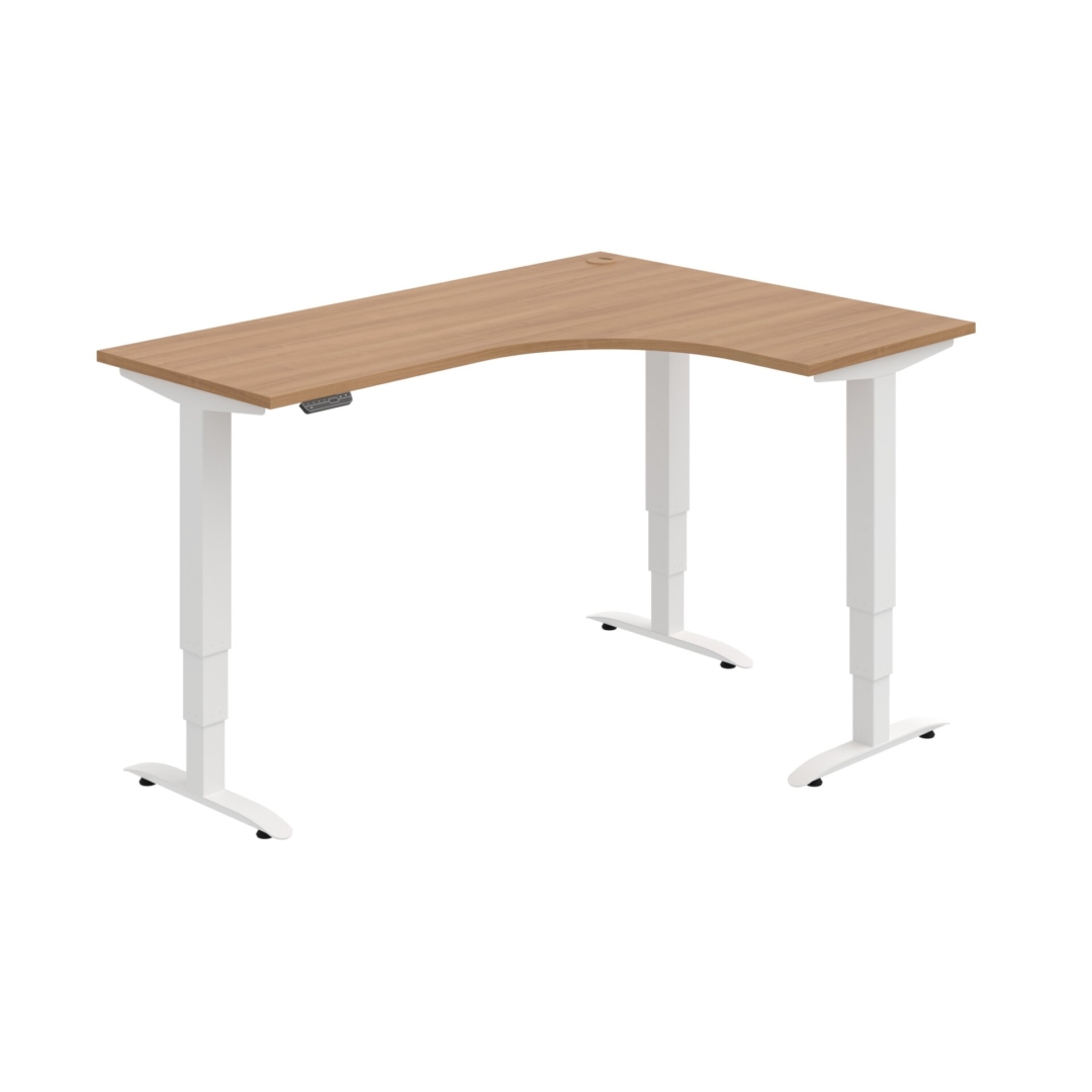 MST 3M 60 L – rohový výškově stavitelný stůl 160 × 120 cm, paměťový ovladač Hobis MST 3M 60 L – rohový výškově stavitelný stůl 160 × 120 cm, paměťový ovladač Hobis