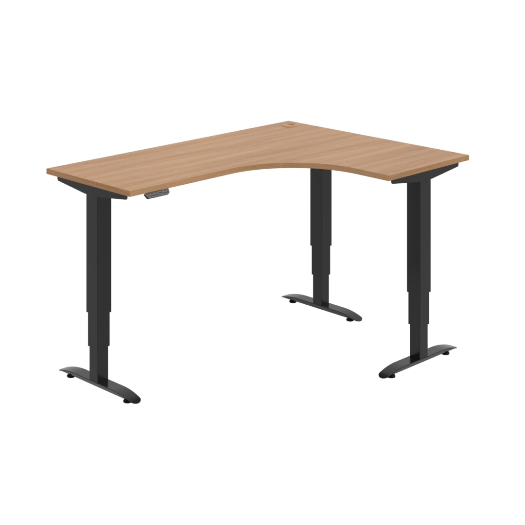 MST 3M 60 L – rohový výškově stavitelný stůl 160 × 120 cm, paměťový ovladač Hobis MST 3M 60 L – rohový výškově stavitelný stůl 160 × 120 cm, paměťový ovladač Hobis