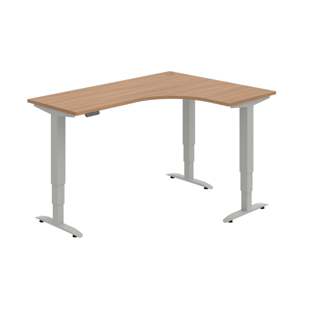 MST 3M 60 L – rohový výškově stavitelný stůl 160 × 120 cm, paměťový ovladač Hobis MST 3M 60 L – rohový výškově stavitelný stůl 160 × 120 cm, paměťový ovladač Hobis
