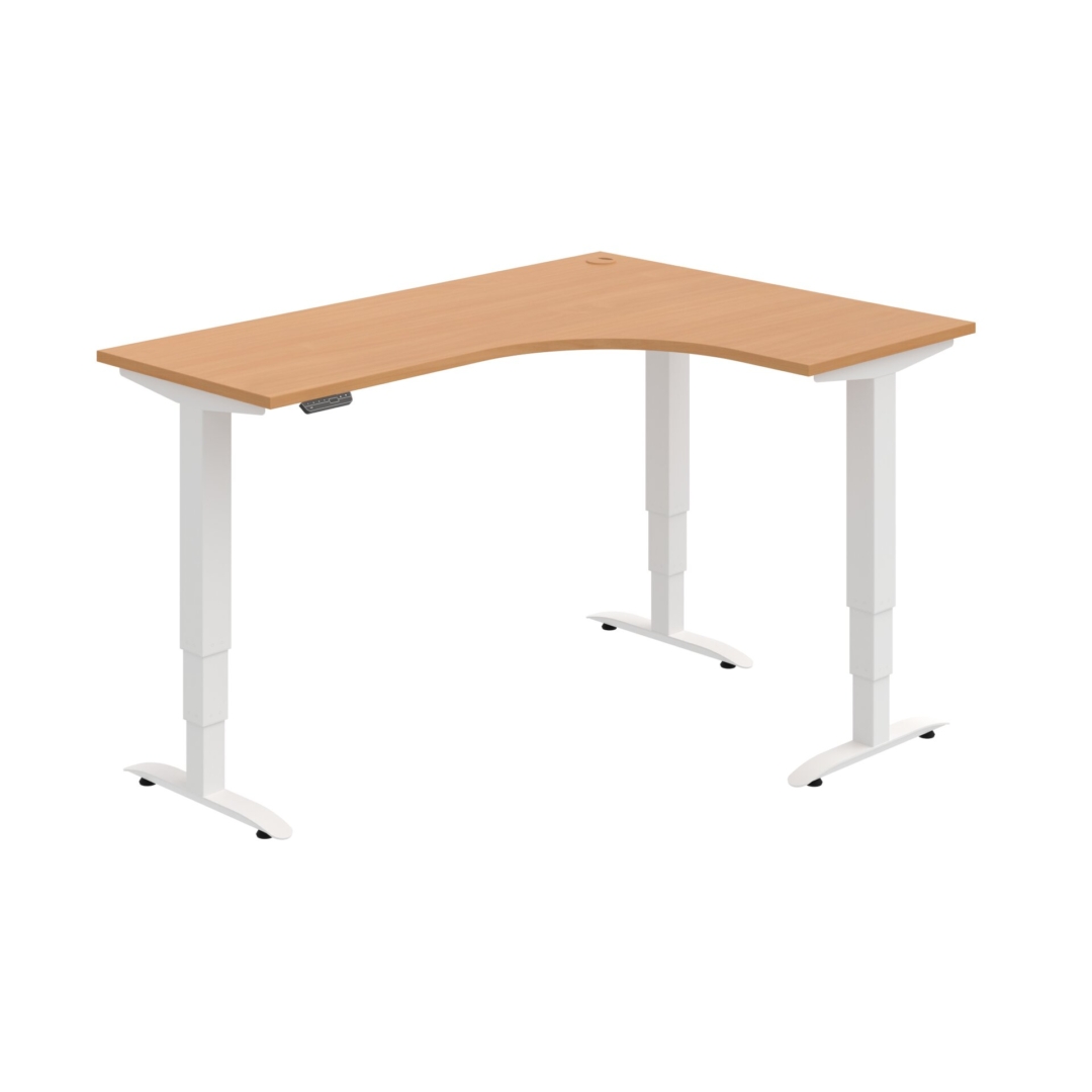 MST 3M 60 L – rohový výškově stavitelný stůl 160 × 120 cm, paměťový ovladač Hobis MST 3M 60 L – rohový výškově stavitelný stůl 160 × 120 cm, paměťový ovladač Hobis
