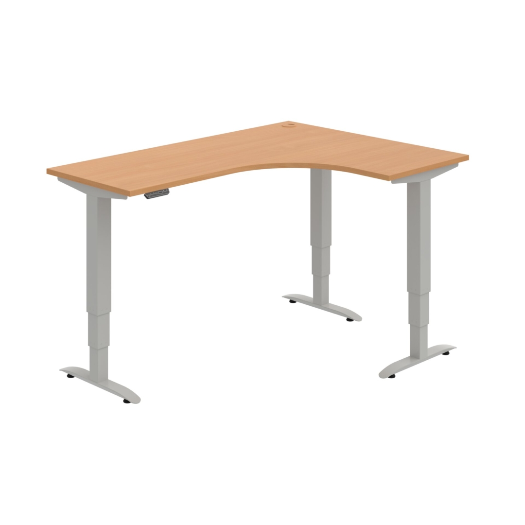 MST 3M 60 L – rohový výškově stavitelný stůl 160 × 120 cm, paměťový ovladač Hobis MST 3M 60 L – rohový výškově stavitelný stůl 160 × 120 cm, paměťový ovladač Hobis