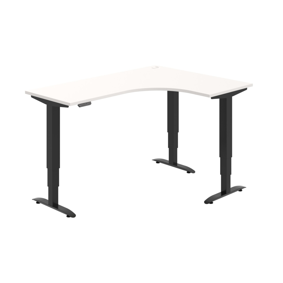 MST 3M 60 L – rohový výškově stavitelný stůl 160 × 120 cm, paměťový ovladač Hobis MST 3M 60 L – rohový výškově stavitelný stůl 160 × 120 cm, paměťový ovladač Hobis