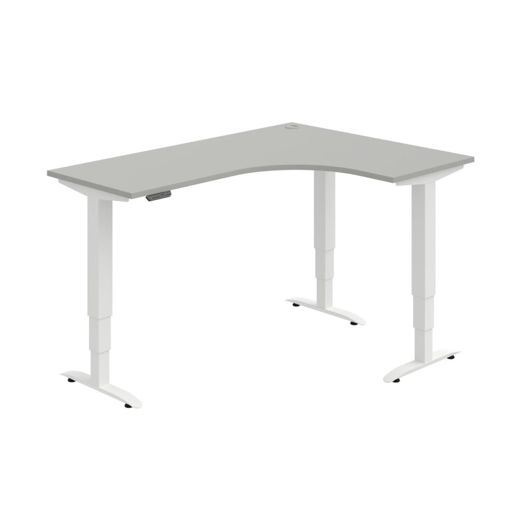 MST 3M 60 L – rohový výškově stavitelný stůl 160 × 120 cm, paměťový ovladač Hobis MST 3M 60 L – rohový výškově stavitelný stůl 160 × 120 cm, paměťový ovladač Hobis