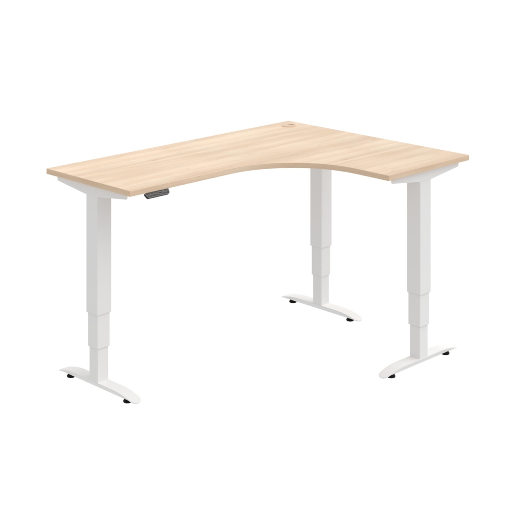 MST 3M 60 L – rohový výškově stavitelný stůl 160 × 120 cm, paměťový ovladač Hobis MST 3M 60 L – rohový výškově stavitelný stůl 160 × 120 cm, paměťový ovladač Hobis