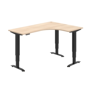 MST 3M 60 L – rohový výškově stavitelný stůl 160 × 120 cm, paměťový ovladač Hobis MST 3M 60 L – rohový výškově stavitelný stůl 160 × 120 cm, paměťový ovladač Hobis
