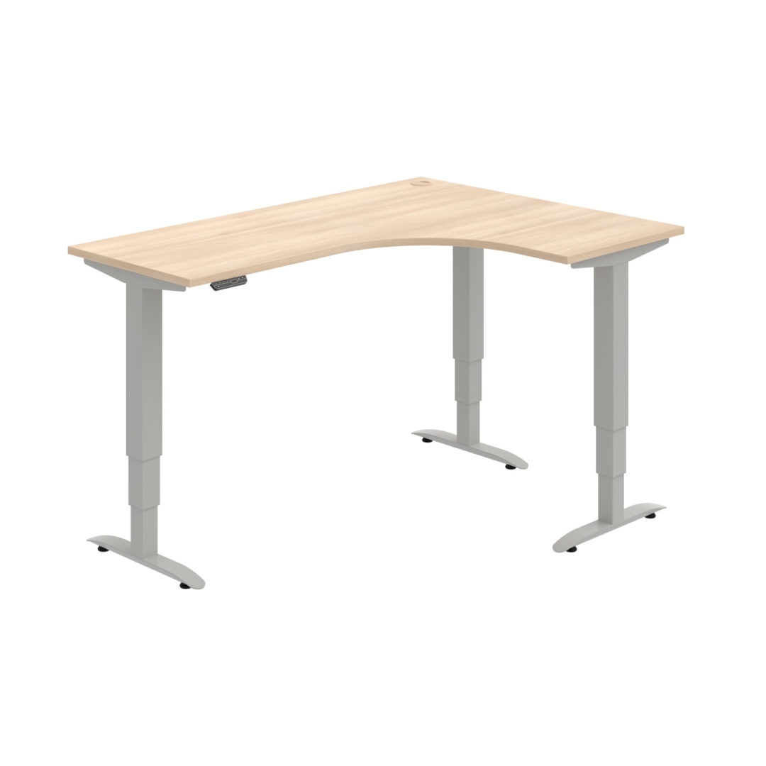 MST 3M 60 L – rohový výškově stavitelný stůl 160 × 120 cm, paměťový ovladač Hobis MST 3M 60 L – rohový výškově stavitelný stůl 160 × 120 cm, paměťový ovladač Hobis