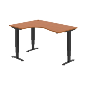 MST 3 2005 P – rohový výškově stavitelný stůl 160 × 120 cm, standardní ovladač Hobis MST 3 2005 P – rohový výškově stavitelný stůl 160 × 120 cm, standardní ovladač Hobis