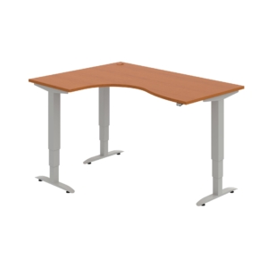 MST 3 2005 P – rohový výškově stavitelný stůl 160 × 120 cm, standardní ovladač Hobis MST 3 2005 P – rohový výškově stavitelný stůl 160 × 120 cm, standardní ovladač Hobis