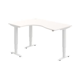 MST 3 2005 P – rohový výškově stavitelný stůl 160 × 120 cm, standardní ovladač Hobis MST 3 2005 P – rohový výškově stavitelný stůl 160 × 120 cm, standardní ovladač Hobis