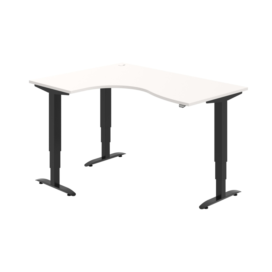 MST 3 2005 P – rohový výškově stavitelný stůl 160 × 120 cm, standardní ovladač Hobis MST 3 2005 P – rohový výškově stavitelný stůl 160 × 120 cm, standardní ovladač Hobis