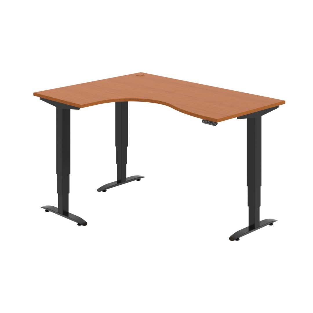 MST 3M 2005 P – rohový výškově stavitelný stůl 160 × 120 cm, paměťový ovladač Hobis MST 3M 2005 P – rohový výškově stavitelný stůl 160 × 120 cm, paměťový ovladač Hobis