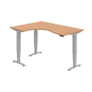 MST 3M 2005 P – rohový výškově stavitelný stůl 160 × 120 cm, paměťový ovladač Hobis MST 3M 2005 P – rohový výškově stavitelný stůl 160 × 120 cm, paměťový ovladač Hobis