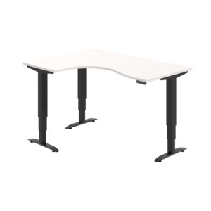MST 3M 2005 P – rohový výškově stavitelný stůl 160 × 120 cm, paměťový ovladač Hobis MST 3M 2005 P – rohový výškově stavitelný stůl 160 × 120 cm, paměťový ovladač Hobis