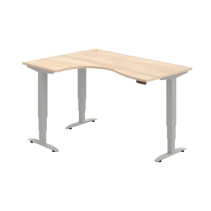 MST 3M 2005 P – rohový výškově stavitelný stůl 160 × 120 cm, paměťový ovladač Hobis MST 3M 2005 P – rohový výškově stavitelný stůl 160 × 120 cm, paměťový ovladač Hobis