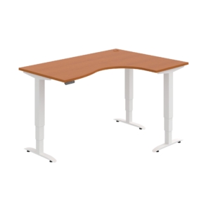 MST 3M 2005 L – rohový výškově stavitelný stůl 160 × 120 cm, paměťový ovladač Hobis MST 3M 2005 L – rohový výškově stavitelný stůl 160 × 120 cm, paměťový ovladač Hobis