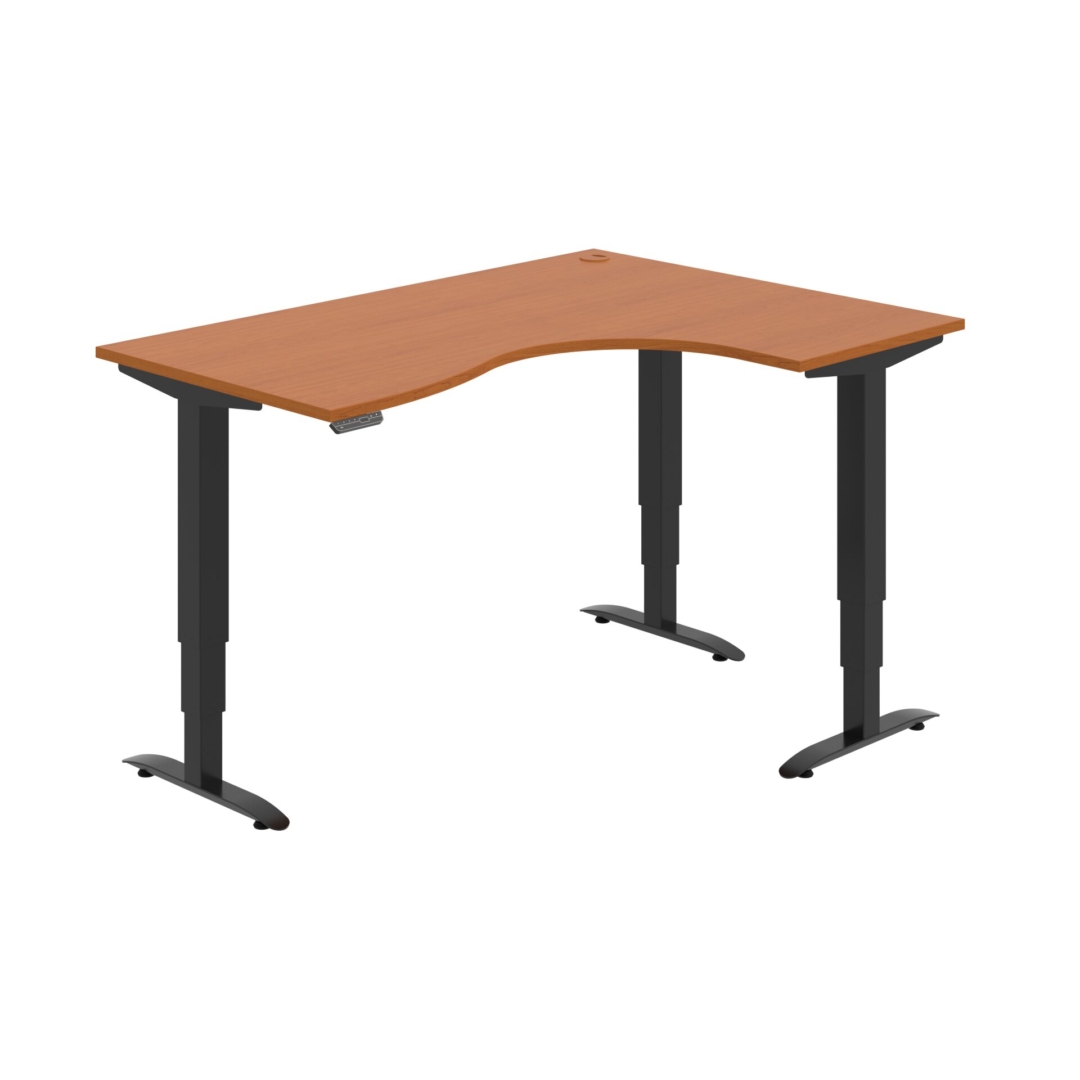 MST 3M 2005 L – rohový výškově stavitelný stůl 160 × 120 cm, paměťový ovladač Hobis MST 3M 2005 L – rohový výškově stavitelný stůl 160 × 120 cm, paměťový ovladač Hobis
