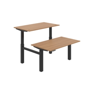 MSD 2M 1400 – výškově stavitelný stůl 140 × 168 cm, paměťový ovladač Hobis