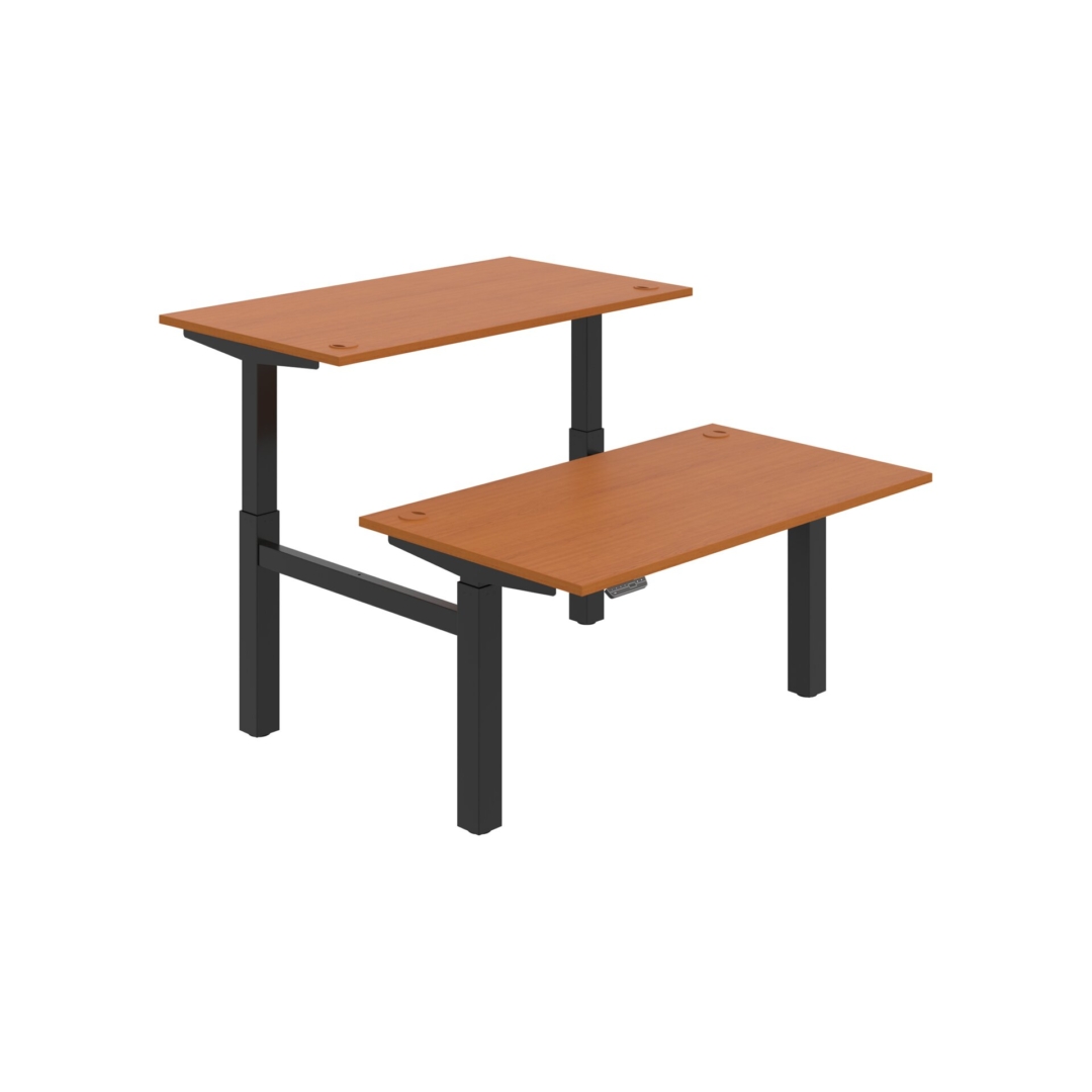 MSD 2M 1400 – výškově stavitelný stůl 140 × 168 cm, paměťový ovladač Hobis