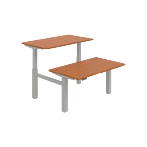 MSD 2M 1400 – výškově stavitelný stůl 140 × 168 cm, paměťový ovladač Hobis