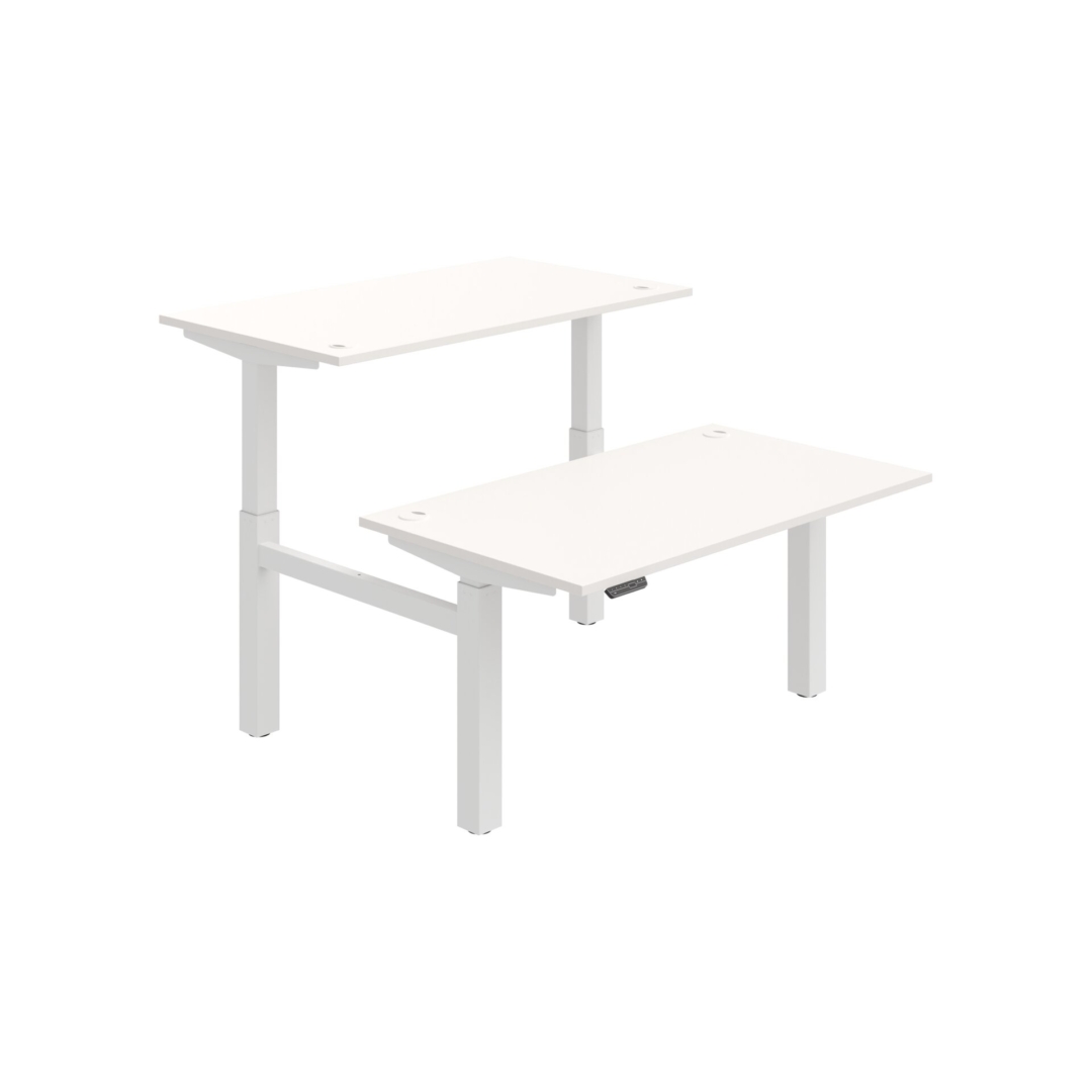MSD 2M 1400 – výškově stavitelný stůl 140 × 168 cm, paměťový ovladač Hobis
